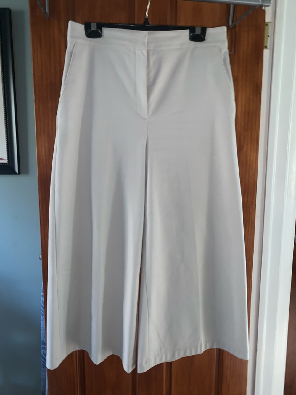 Theory Leg Cream Culotte Pants